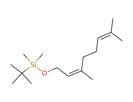 Molecular Structure of 80873-76-3 (1-(tert-butyldimethylsiloxy)-3,7-dimethyl-2,6-octadiene)