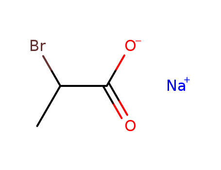 Propanoic acid,2-bromo-, sodium salt (1:1)