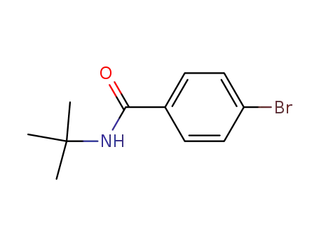 Molecular Structure of 42498-38-4 (4-BROMO-N-(1,1-DIMETHYLETHYL)BENZAMIDE)