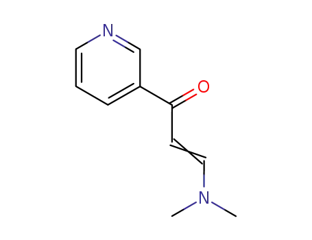 Molecular Structure of 55314-16-4 (1-(3-Pyridyl)-3-(dimethylamino)-2-propen-1-one)