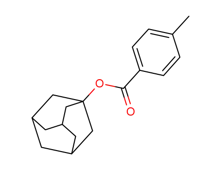 Molecular Structure of 1036648-27-7 (adamantan-1-yl 4-methylbenzoate)