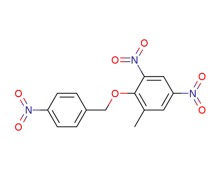 Molecular Structure of 29506-83-0 ((2-methyl-4,6-dinitro-phenyl)-(4-nitro-benzyl)-ether)