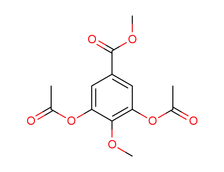 Benzoic acid, 3,5-bis(acetyloxy)-4-methoxy-, methyl ester