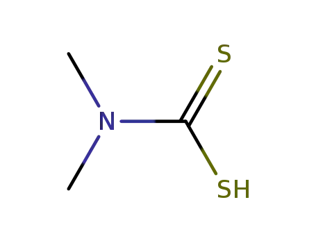 Molecular Structure of 79-45-8 (N,N-DIMETHYLDITHIOCARBAMIC ACID)
