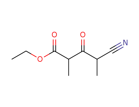 Molecular Structure of 872822-99-6 (4-cyano-2-methyl-3-oxo-valeric acid ethyl ester)