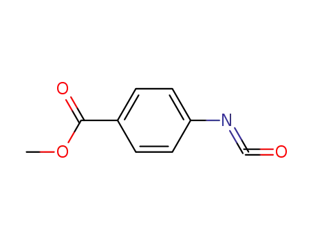 Molecular Structure of 23138-53-6 (METHYL 4-ISOCYANATOBENZOATE  98)