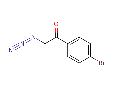 Molecular Structure of 71559-14-3 (Ethanone, 2-azido-1-(4-bromophenyl)-)