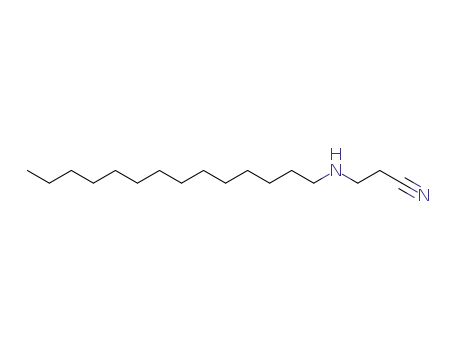 Molecular Structure of 54261-82-4 (<i>N</i>-tetradecyl-β-alanine nitrile)