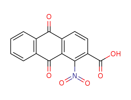 Molecular Structure of 128-67-6 (kyselina1-nitroanthrachinon-2-karboxylova)