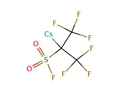 Molecular Structure of 96887-05-7 (C<sub>3</sub>CsF<sub>7</sub>O<sub>2</sub>S)