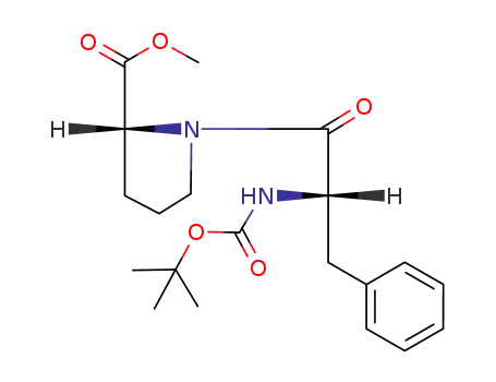 N-(tert-butyloxycarbonyl)-L-phenylalanyl-D-proline methyl ester