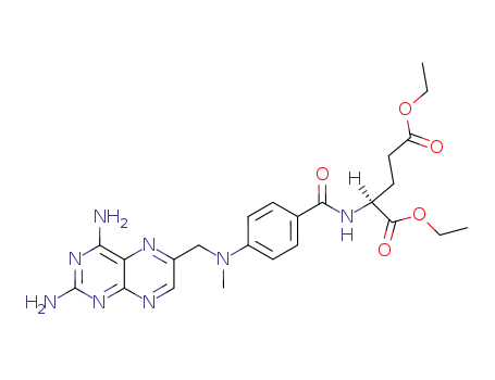 Diethyl N-(4-(((2,4-diamino-6-pteridinyl)methyl)methylamino)benzoyl)-L-glutamate