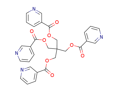 3-Pyridinecarboxylic acid, 2,2-bis[[(3-pyridinylcarbonyl)oxy]methyl]-1,3-propanediyl ester