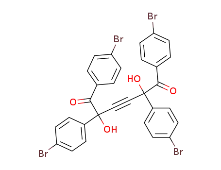 Molecular Structure of 857544-68-4 (1,2,5,6-tetrakis-(4-bromo-phenyl)-2,5-dihydroxy-hex-3-yne-1,6-dione)
