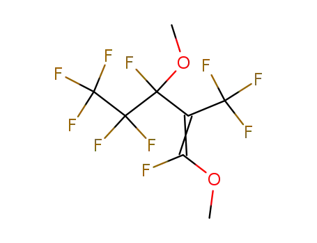 Molecular Structure of 77946-89-5 (1,3-Dimethoxy-2-(trifluoromethyl)-1,3,4,4,5,5,5-heptafluoro-1-pentene)