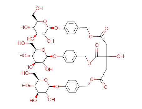 Citric acid tris(p-β-D-glucopyranosyloxybenzyl) ester