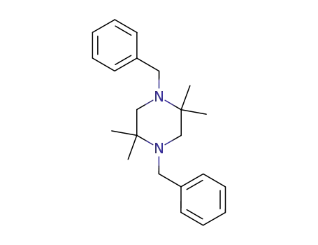 Molecular Structure of 856929-61-8 (1,4-dibenzyl-2,2,5,5-tetramethyl-piperazine)