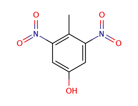 Molecular Structure of 63989-82-2 (3,5-dinitro-p-cresol)
