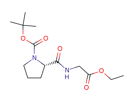 Glycine, N-[1-[(1,1-dimethylethoxy)carbonyl]-L-prolyl]-, ethyl ester