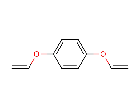 Molecular Structure of 4024-21-9 (Benzene, 1,4-bis(ethenyloxy)-)