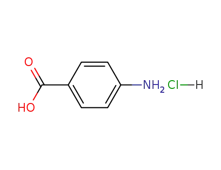 Molecular Structure of 22669-27-8 (4-Aminobenzoic acid HCl)