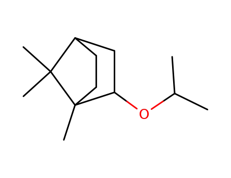Molecular Structure of 18344-40-6 (Bicyclo[2.2.1]heptane, 1,7,7-trimethyl-2-(1-methylethoxy)-)