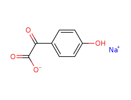 Molecular Structure of 54537-30-3 (sodium 4-hydroxyphenylglyoxylate)