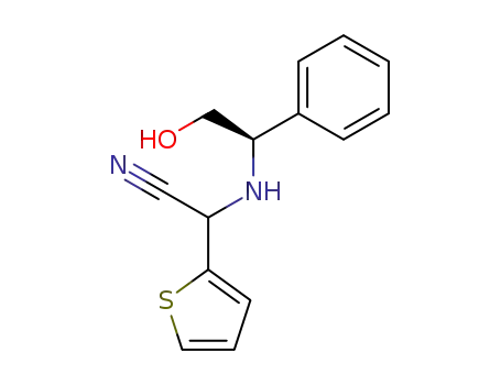 (R)-2-<(2-hydroxy-1-phenylethyl)amino>-2-(2-thienyl)ethanenitrile
