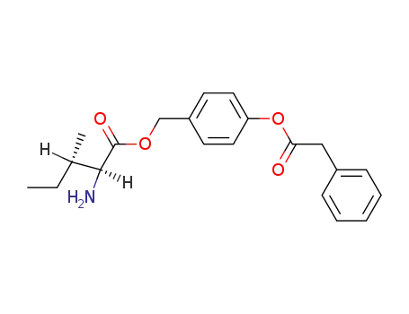 (2S,3S)-2-Amino-3-methyl-pentanoic acid 4-phenylacetoxy-benzyl ester
