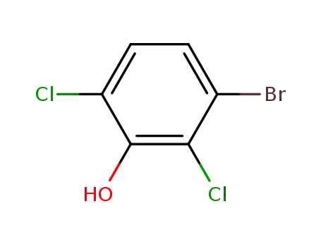 Molecular Structure of 116668-74-7 (3-Bromo-2,6-dichlorophenol)