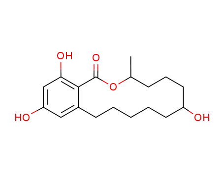 Molecular Structure of 55331-29-8 (ZERANOL)