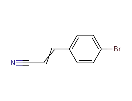 Molecular Structure of 76386-57-7 (3-(4-BROMOPHENYL)ACRYLONITRILE)