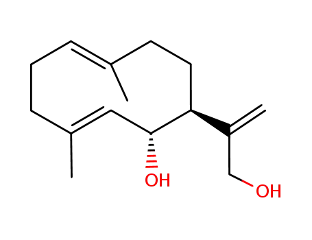 1S,10R-3,7-dimethyl-10-<2-(1-hydroxy-2-propenyl)>-2E,6E-cyclodecadien-1-ol