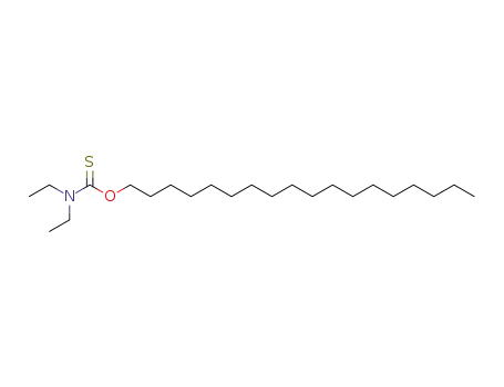 Molecular Structure of 73532-45-3 (1-(NN-diethylaminothiocarbonyloxy)octadecane)