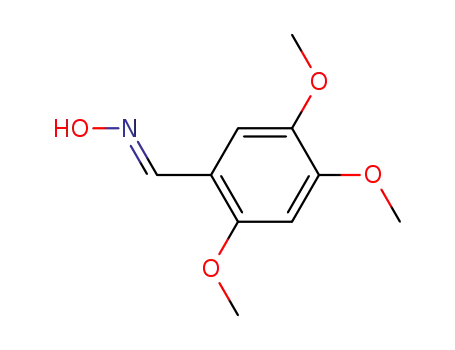 Molecular Structure of 14894-76-9 (2,4,5-TRIMETHOXYBENZALDEHYDE OXIME)