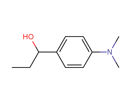 Molecular Structure of 82946-80-3 (1-(4-N,N'-dimethylaminophenyl)-1-propanol)