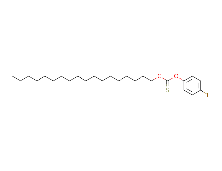 Molecular Structure of 130534-86-0 (octadecyl (4-fluorophenyl)thionocarbonate)