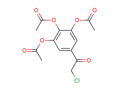 Ethanone, 2-chloro-1-[3,4,5-tris(acetyloxy)phenyl]-