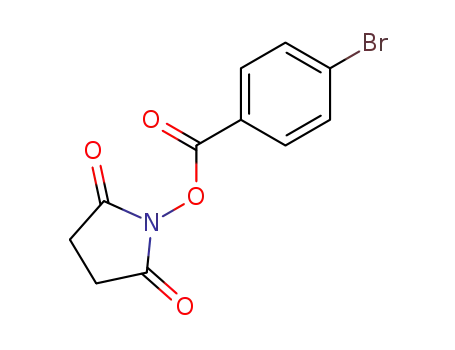 Molecular Structure of 80586-82-9 (2,5-Pyrrolidinedione, 1-[(4-bromobenzoyl)oxy]-)