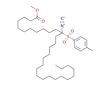 Molecular Structure of 86560-34-1 (12-Isocyano-12-(toluene-4-sulfonyl)-triacontanoic acid methyl ester)