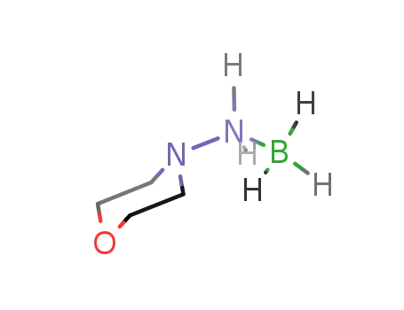 Molecular Structure of 21223-18-7 (O(CH<sub>2</sub>CH<sub>2</sub>)2NNH<sub>2</sub>*BH<sub>3</sub>)
