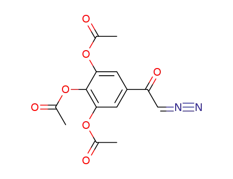 2-Diazo-1-(3,4,5-triacetoxyphenyl)ethanon
