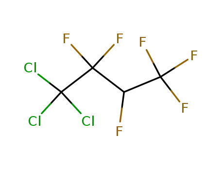 Molecular Structure of 58705-96-7 (Butane, 1,1,1-trichloro-2,2,3,4,4,4-hexafluoro-)