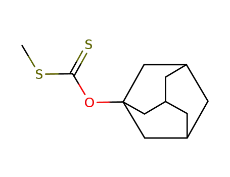 Molecular Structure of 79057-62-8 (O-(adamantan-1-yl) S-methyl carbonodithioate)