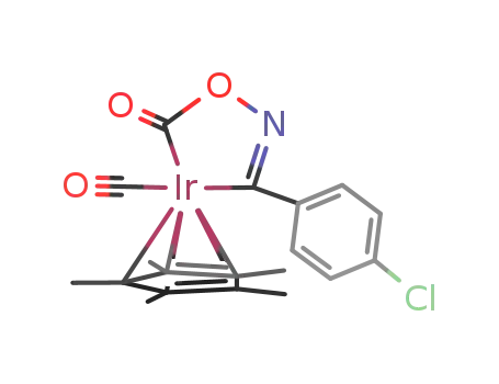 (η5-C5Me5)(carbonyl)Ir(η2-C(p-ClC6H4)NOC(O))