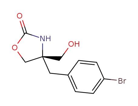 (S)-4-(4-bromobenzyl)-4-hydroxymethyl-2-oxazolidinone