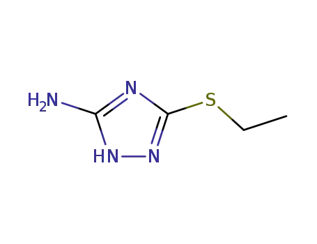 Molecular Structure of 51420-35-0 (3-(ETHYLTHIO)-1H-1,2,4-TRIAZOL-5-AMINE)