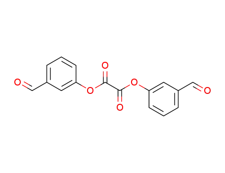 Molecular Structure of 99306-51-1 (bis(3-formylphenyl) oxalate)