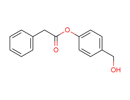 Molecular Structure of 192999-56-7 (Benzeneacetic acid, 4-(hydroxymethyl)phenyl ester)