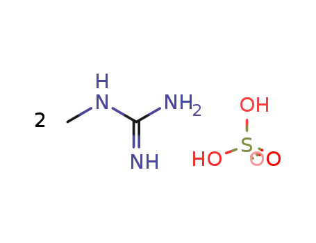 Molecular Structure of 598-12-9 (1-METHYLGUANIDINE SULFATE)